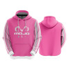 182 FD Hoody BRAND-PINK-STRIPES