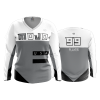 2759 FD Womens V-Neck Longsleeve MOJO-WHITE-GREY-ALTER