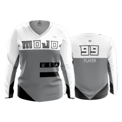 2759 FD Womens V-Neck Longsleeve MOJO-WHITE-GREY-ALTER