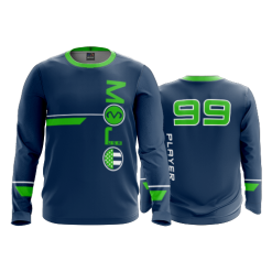 2320 FD Long Sleeve MENS NAVY-LIME-MOJO