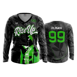 2764 FD Womens V-Neck Longsleeve RISE-UP