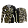 2765 FD Womens V-Neck Longsleeve DOUBLE-REED-CUSTOMS-BLACK