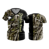 2765 FD Womens V-Neck DOUBLE-REED-CUSTOMS-BLACK