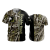 2765 FD ProTek Mens Full Button Down DOUBLE-REED-CUSTOMS-BLACK