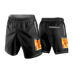 1372 LIGHTWEIGHT MICROFIBER 160gsm SHORT ATOMIC-SHOTS
