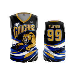 1092 FD Womens V-Neck Sleeveless WCH-COUGARS