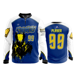 319 FD Quarter Zip Batting Jacket LS STROKERS