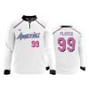 2612 FD Quarter Zip Batting Jacket LS AMAZINZ-MIAMI