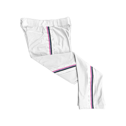 2612 CL WHITE CUSTOM BRAID MENS PANT AMAZINZ-MIAMI