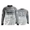 499 FD Quarter Zip Batting Jacket LS SINDALUN-GUAHAN-GREY