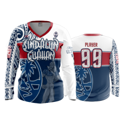 499 FD Womens V-Neck Longsleeve SINDALUN-GUAHAN-RWB