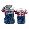 499 FD Womens V-Neck SINDALUN-GUAHAN-RWB