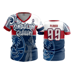 499 FD Womens V-Neck SINDALUN-GUAHAN-RWB