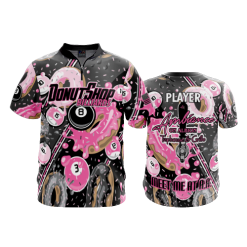 1662 FD Quarter Zip Batting Jacket SS DONUT-SHOP-BLACK