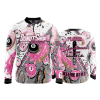 1662 FD Quarter Zip Batting Jacket LS DONUT-SHOP-WHITE