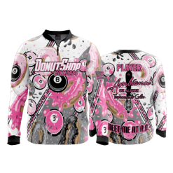 1662 FD Quarter Zip Batting Jacket LS DONUT-SHOP-WHITE