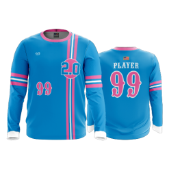 2105 FD Long Sleeve MENS 2-POINT-0-BLUE-FLO INK + $5