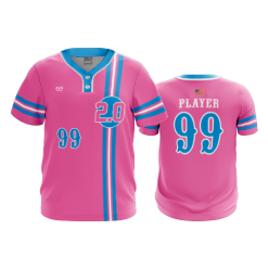 2105 FD MENS 2 BUTTON SCOOP NECK CL 2-POINT-0-PINK-FLO INK + $5