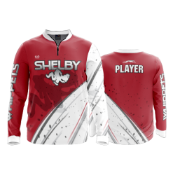 2783 FD Quarter Zip Batting Jacket LS SHELBY-WHIPPETS-SPIRIT-2020