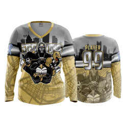 2774 FD Womens V-Neck Longsleeve STEELTOWN-VEGAS