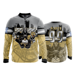 2774 FD Quarter Zip Batting Jacket LS STEELTOWN-VEGAS