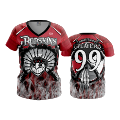 2772 FD Womens V-Neck REDSKINS