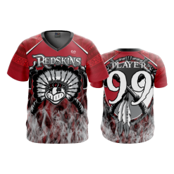 2772 FD Sport V-Neck MENS REDSKINS