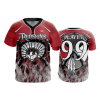 2772 FD MENS 2 BUTTON SCOOP NECK CL REDSKINS