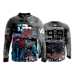 1098 FD Quarter Zip Batting Jacket LS DC-METRO-JODY-SMITH