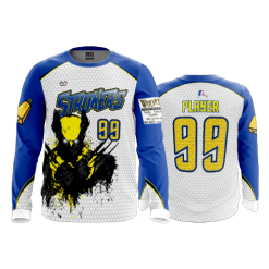 319 FD Long Sleeve MENS STROKERS-WHITE