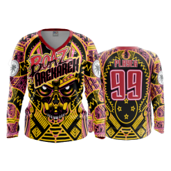 2773 FD Womens V-Neck Longsleeve BOAZ-AREKAREK-GOLD
