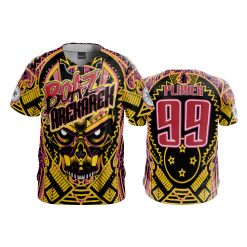 2773 FD ProTek Mens Full Button Down BOAZ-AREKAREK-GOLD