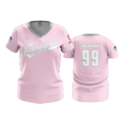 2778 FD Womens V-Neck COLUMBUS-METRO-FIREDAWGS-BLANK