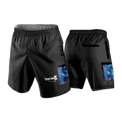 2386 LIGHTWEIGHT MICROFIBER 160gsm SHORT MATT-ROTELL-VOLLEYBALL-BLACK