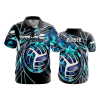2386 FD Polo MATT-ROTELL-VOLLEYBALL-BLACK