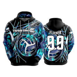 2386 FD Hoody MATT-ROTELL-VOLLEYBALL-BLACK