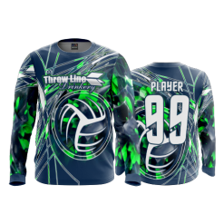 2386 FD Long Sleeve MENS MATT-ROTELL-VOLLEYBALL-SEAHAWKS