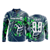 2386 FD Quarter Zip Batting Jacket LS MATT-ROTELL-VOLLEYBALL-SEAHAWKS