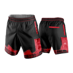 2276 LIGHTWEIGHT MICROFIBER 160gsm SHORT ASYLUM-SLAUGHTERHOUSE-RED
