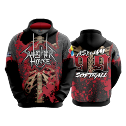 2276 FD Hoody ASYLUM-SLAUGHTERHOUSE-RED