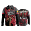 2276 FD Quarter Zip Batting Jacket LS ASYLUM-SLAUGHTERHOUSE-RED