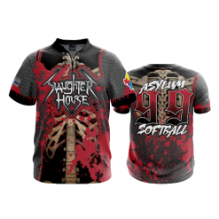 2276 FD Quarter Zip Batting Jacket SS ASYLUM-SLAUGHTERHOUSE-RED