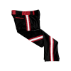 2276 CL BLACK CUSTOM BRAID MENS PANT ASYLUM-SLAUGHTERHOUSE-RED