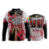 2276 FD Quarter Zip Batting Jacket LS ASYLUM-SLAUGHTERHOUSE-WHITE
