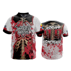 2276 FD Quarter Zip Batting Jacket SS ASYLUM-SLAUGHTERHOUSE-WHITE