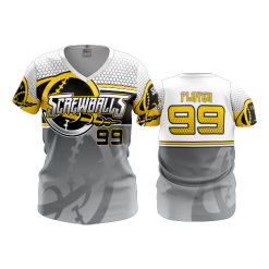 1837 FD Womens V-Neck SCREWBALLS-WHITE