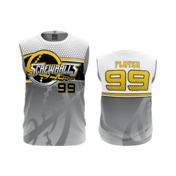 1837 FD Sport Sleeveless MENS SCREWBALLS-WHITE