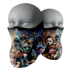 1662 FACE GAITER 19in MONSTERS-MASKS