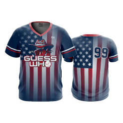 2640 FD Sport V-Neck MENS GUESS-WHO-NAVY