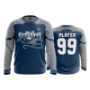 872 FD Long Sleeve MENS OHIO-STINGRAYS-NAVY
